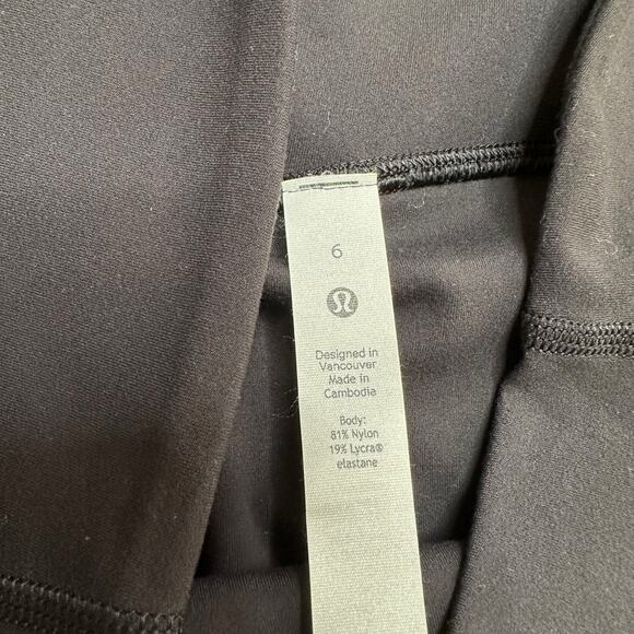 LULULEMON High Rise Align Jogger Women's Size 6 Classic Black Yoga Gym - Picture 5 of 9